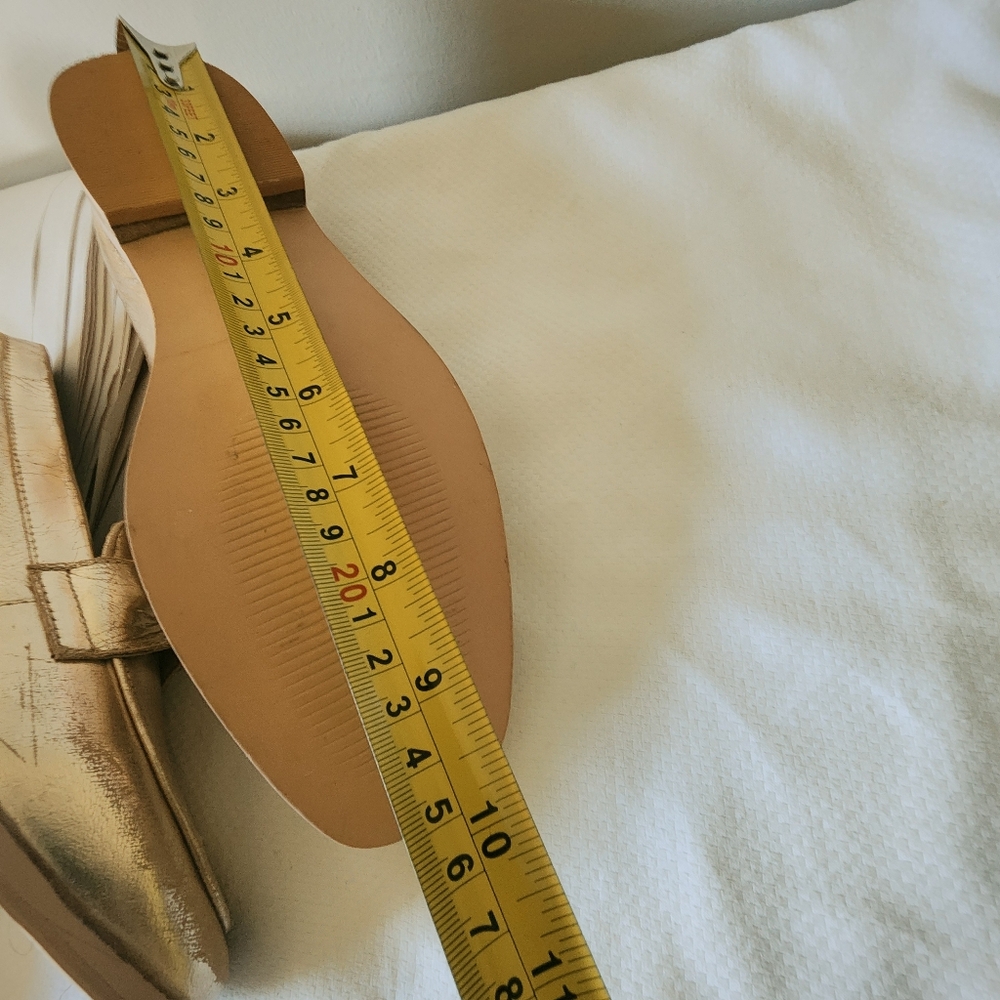 Jack Rogers Classic Preppy Penny Loafers – Size 4M | NWD | Metallic Gold - Picture 11 of 13
